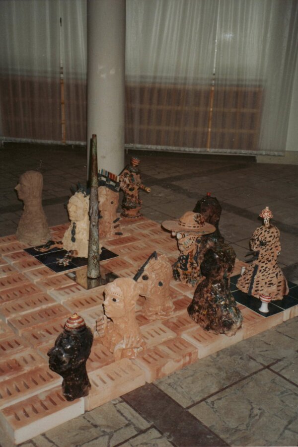 fotografie instalace z předchozí výstavy